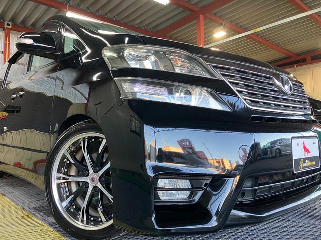 ヴェルファイア ２．４Ｚ　プラチナムセレクション　タナベ車高調　ＷＯＲＫ１９インチＡＷ　両側電動　パワーバックドア　ナビフルセグＴＶ　Ｂカメラ　ＤＶＤ　フリップダウンモニター　社外ツイーター　前後ソナーＥＴＣ　スマートキー　オートライト　ＨＩＤライト（65枚目）