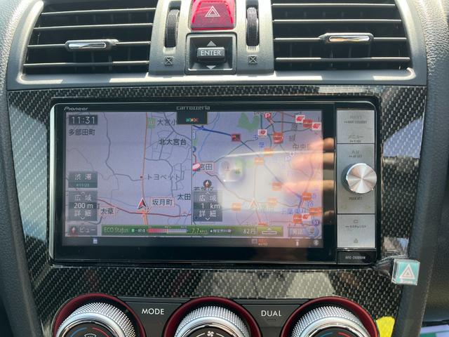 ＷＲＸ ＳＴＩ ＳＴＩ　６速ＭＴ１オーナーフルノーマルＯＰ大型ＲウイングＢＴ接続ナビＢカメラ　４ＷＤ　ＥＴＣ　ナビ　ＴＶ　アルミホイール　オートライト　ＬＥＤヘッドランプ　　スマートキー　電動格納ミラー　盗難防止システム（4枚目）