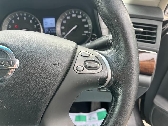 フーガ ２５０ＧＴ　１オーナー／フルノーマルＢＴ接続純正ナビＢカメラ地デジ半革シートスマートキーー　ＥＴＣ　オートクルーズコントロールＨＩＤ　ＡＴ　スマートキー　電動格納ミラー　盗難防止システム　パワーシート　オットマン（52枚目）