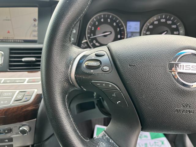 フーガ ２５０ＧＴ　１オーナー／フルノーマルＢＴ接続純正ナビＢカメラ地デジ半革シートスマートキーー　ＥＴＣ　オートクルーズコントロールＨＩＤ　ＡＴ　スマートキー　電動格納ミラー　盗難防止システム　パワーシート　オットマン（53枚目）