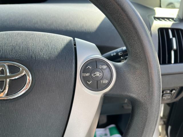 プリウス S 後期型BT接続ナビ地デジ車検二年 アルミホイール HID CVT スマートキー 電動格納ミラー 盗難防止システム CD DVD再生 Bluetooth 衝突安全ボディ ABS エアコン(10枚目)
