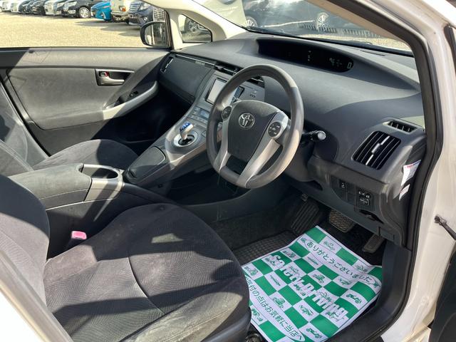 プリウス S 後期型BT接続ナビ地デジ車検二年 アルミホイール HID CVT スマートキー 電動格納ミラー 盗難防止システム CD DVD再生 Bluetooth 衝突安全ボディ ABS エアコン(39枚目)
