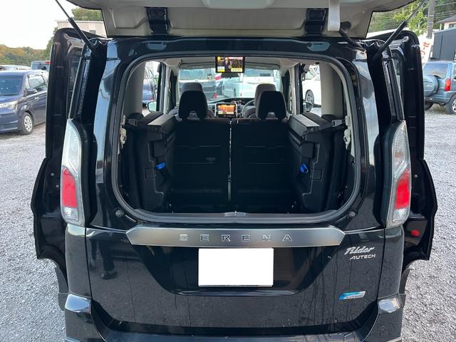 セレナ ライダー　ＥＴＣ　全周囲カメラ　ナビ　ＴＶ　クリアランスソナー　オートクルーズコントロール　パークアシスト　衝突被害軽減システム　両側電動スライドドア　スマートキー　アイドリングストップ　電動格納ミラー（18枚目）