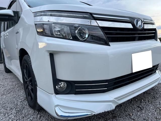 ヴォクシー ハイブリッドＶ　モデリスタエアロ両側電動ドアＬＥＤヘッドＥＴＣスマートキー　ＥＴＣ　オートクルーズコントロール　両側電動スライドドア　ＬＥＤヘッドランプ　スマートキー　電動格納ミラー　シートヒーター　３列シート（51枚目）