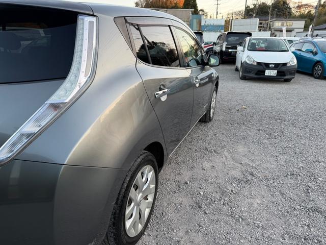 リーフ X(24kwh) ETC バックカメラ ナビ TV オートクルーズコントロール 衝突被害軽減システム スマートキー 電動格納ミラー シートヒーター CVT 盗難防止システム 衝突安全ボディ ABS ESC CD(26枚目)