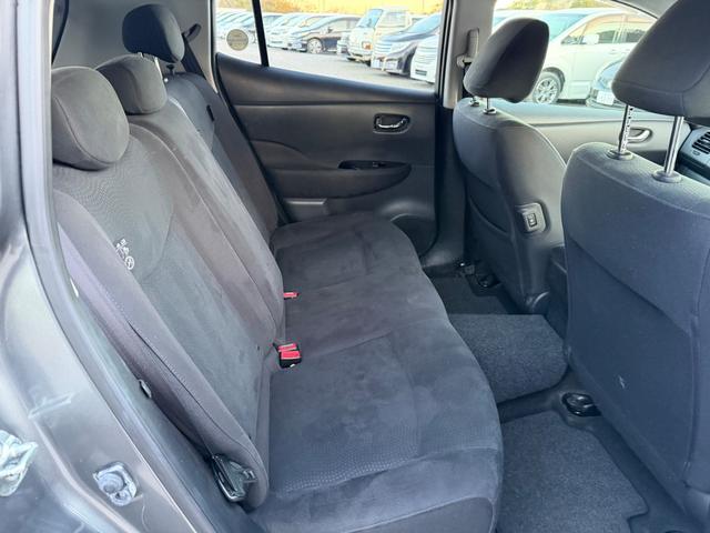 リーフ X(24kwh) ETC バックカメラ ナビ TV オートクルーズコントロール 衝突被害軽減システム スマートキー 電動格納ミラー シートヒーター CVT 盗難防止システム 衝突安全ボディ ABS ESC CD(34枚目)