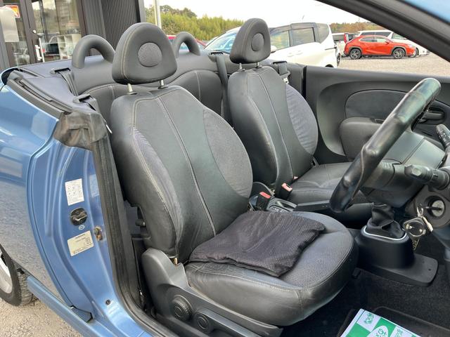 マイクラC+C ベースグレード オープンカー ETC MT キーレスエントリー シートヒーター アルミホイール 盗難防止システム 衝突安全ボディ ABS エアコン パワーステアリング パワーウィンドウ 運転席エアバッグ(10枚目)