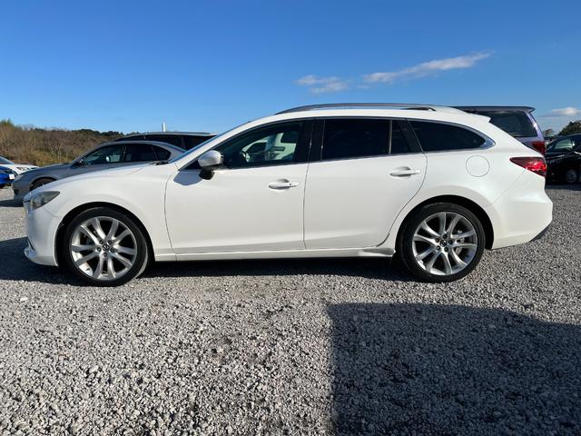 アテンザワゴン ＸＤ　Ｌパッケージ　６速ＭＴフルノーマルＢＴ接続ナビ地デジＢカメラＥＴＣ　　オートクルーズコントロール　衝突被害軽減システム　アルミホイール　オートライト　ＨＩＤ　スマートキー　盗難防止システム　衝突安全ボディ（14枚目）