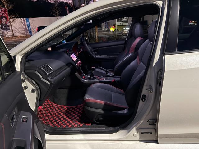 WRX STI STI 6速MT/1オーナーSTiスタイルPKGアプライドC純正ナビBカメラOPフルレザー4WD LEDヘッドランプ MT シートヒーター スマートキー 電動格納ミラー 盗難防止システム(44枚目)