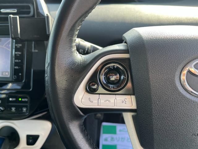 プリウス Ｓ　１オーナーフルノーマルＢＴ接続ナビ地デジＢカメラＥＴＣ　アルミホイール　オートライト　ＬＥＤヘッドランプ　ＣＶＴ　スマートキー　アイドリングストップ　電動格納ミラー　盗難防止システム　衝突安全ボディ（8枚目）