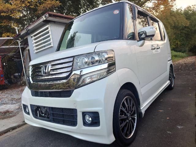 Ｎ－ＢＯＸカスタム Ｇ　ターボＳＳパッケージ　車検Ｒ９年１１月　Ｅ／Ｇオイル交換済み　ＥＴＣ　バックカメラ　両側電動スライドドア　ナビ　ＴＶ　オートクルーズコントロール　オートライト　ＨＩＤ　スマートキー×２　アイドリングストップ　シートヒーター（31枚目）