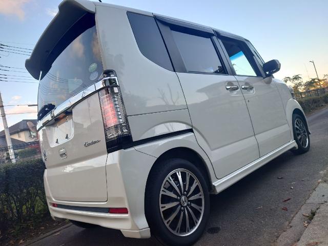 Ｎ－ＢＯＸカスタム Ｇ　ターボＳＳパッケージ　車検Ｒ９年１１月　Ｅ／Ｇオイル交換済み　ＥＴＣ　バックカメラ　両側電動スライドドア　ナビ　ＴＶ　オートクルーズコントロール　オートライト　ＨＩＤ　スマートキー×２　アイドリングストップ　シートヒーター（32枚目）