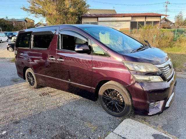 ヴェルファイア 2.4V ETC バックカメラ TV クリアランスソナー 両側スライド・片側電動 HID スマートキー 後席モニター 3列シート オットマン CVT アルミホイール ミュージックプレイヤー接続可(13枚目)