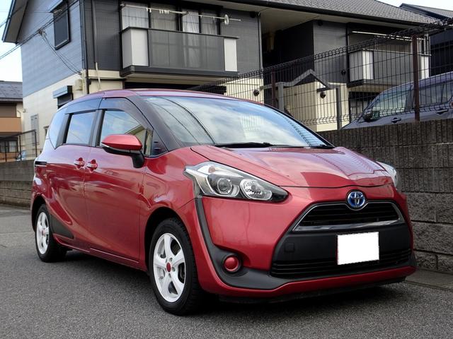 シエンタ ハイブリッドG 車検9年11月 トヨタセーフティセンス 衝突軽減ブレーキ ナビ TV Bluetooth バックカメラ 両側パワースライドドア スマートキー アルミホイール ETC ドライブレコーダー 禁煙車(4枚目)