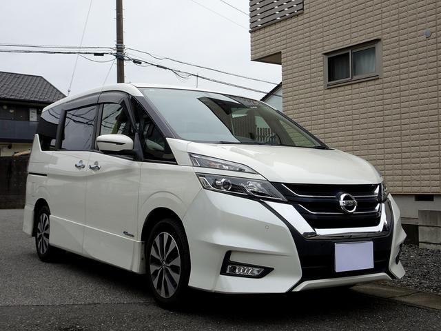 セレナ ハイウェイスター　エマージェンシーブレー　ナビ　ＴＶ　ＤＶＤ再生機能　ミュージックサーバ　Ｂｌｕｅｔｏｏｔｈ　後席モニター　アラウンドビューモニター　両側パワスラ　インテリキー　クルコン　ＬＥＤライト　ＥＴＣ　ドラレコ（4枚目）