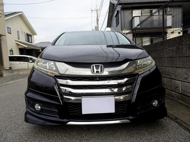 オデッセイ アブソルート・EX レーダークルーズ 衝突軽減ブレーキ ナビ フルセグTV DVD再生機能 Bluetooth フリップダウンモニター アラウンドビューモニター 両側パワスラ スマートキー LEDライト ETC 1オーナ(6枚目)