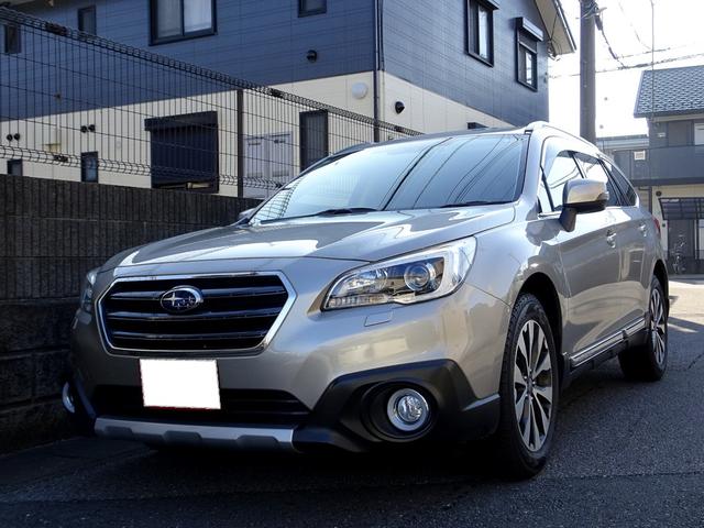 レガシィアウトバック リミテッド　車検９年１２月　アイサイト　レーダークルーズ　ナビ　ＴＶ　ＤＶＤ再生機能　Ｂｌｕｅｔｏｏｔｈ　バックカメラ　スマキー　パワーバックドア　黒本革シート　シートヒーター　冬タイヤ付き　ＬＥＤ　ＥＴＣ（4枚目）