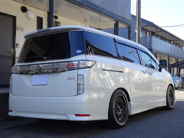 エルグランド ３５０ハイウェイスター　ナビ　フルセグＴＶ　ＤＶＤ再生機能　Ｂｌｕｅｔｏｏｔｈ　フリップダウンモニタ　バックカメラ　両側パワスラ　パワーバックドア　インテリキー　クルコン　フルエアロ　ＴＥＩＮ車高調　ＬＥＤ　ＥＴＣ　ドラレコ（3枚目）