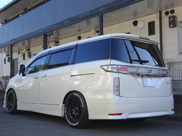 エルグランド ３５０ハイウェイスター　ナビ　フルセグＴＶ　ＤＶＤ再生機能　Ｂｌｕｅｔｏｏｔｈ　フリップダウンモニタ　バックカメラ　両側パワスラ　パワーバックドア　インテリキー　クルコン　フルエアロ　ＴＥＩＮ車高調　ＬＥＤ　ＥＴＣ　ドラレコ（5枚目）