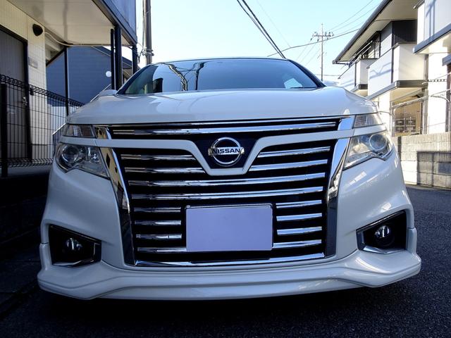 エルグランド ３５０ハイウェイスター　ナビ　フルセグＴＶ　ＤＶＤ再生機能　Ｂｌｕｅｔｏｏｔｈ　フリップダウンモニタ　バックカメラ　両側パワスラ　パワーバックドア　インテリキー　クルコン　フルエアロ　ＴＥＩＮ車高調　ＬＥＤ　ＥＴＣ　ドラレコ（6枚目）