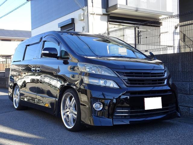 ヴェルファイア 2.4Z Gエディション 車検9年12月 後期 HDDナビ TV DVD再生機能 ミュージックサーバ フリップダウンモニター バックカメラ 両側パワスラ パワーバックドア スマキー クルコン HID ETC ドラレコ 車高調(4枚目)