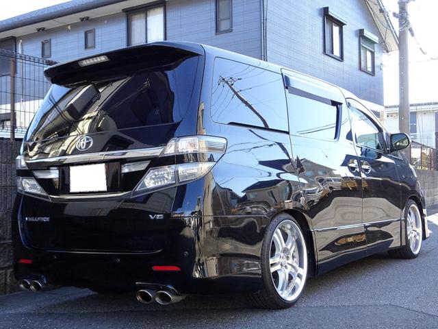 ヴェルファイア 2.4Z Gエディション 車検9年12月 後期 HDDナビ TV DVD再生機能 ミュージックサーバ フリップダウンモニター バックカメラ 両側パワスラ パワーバックドア スマキー クルコン HID ETC ドラレコ 車高調(5枚目)