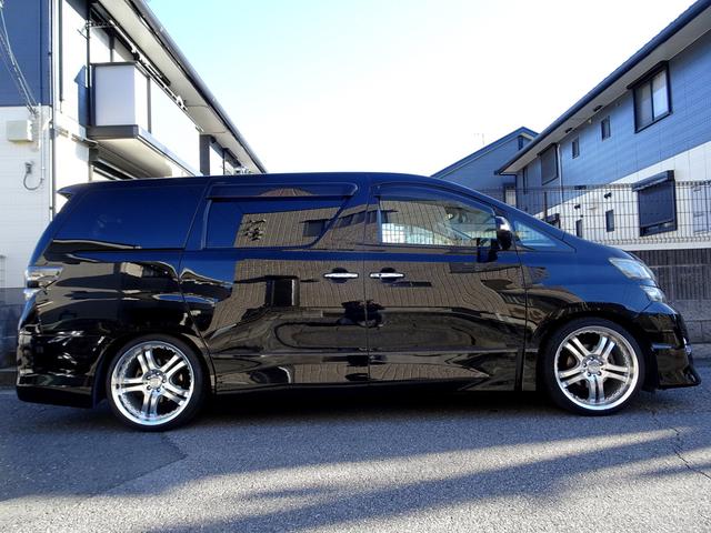 ヴェルファイア 2.4Z Gエディション 車検9年12月 後期 HDDナビ TV DVD再生機能 ミュージックサーバ フリップダウンモニター バックカメラ 両側パワスラ パワーバックドア スマキー クルコン HID ETC ドラレコ 車高調(8枚目)