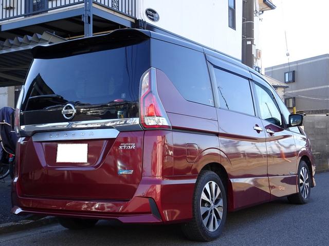 セレナ ハイウェイスター　車検９年１２月　プロパイロット　エマブレ　ナビ　ＴＶ　ＤＶＤ再生機能　Ｂｌｕｅｔｏｏｔｈ　後席モニター　アラウンドビューモニタ　両側パワスラ　インテリキー　ＬＥＤライト　ＬＥＤフォグ　ＥＴＣ　ドラレコ（3枚目）