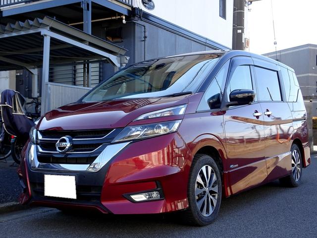 セレナ ハイウェイスター　車検９年１２月　プロパイロット　エマブレ　ナビ　ＴＶ　ＤＶＤ再生機能　Ｂｌｕｅｔｏｏｔｈ　後席モニター　アラウンドビューモニタ　両側パワスラ　インテリキー　ＬＥＤライト　ＬＥＤフォグ　ＥＴＣ　ドラレコ（4枚目）