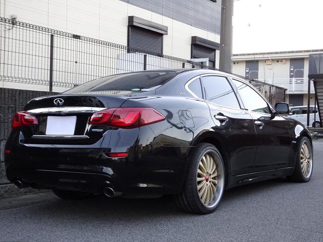 フーガハイブリッド VIP 後期 エマブレ レーダークルーズ HDDナビ TV DVD再生機能 ミュージックサーバ Bluetooth アラウンドビュー インテリキー 黒本革シート シートヒーター シートクーラー 20インチAW(3枚目)