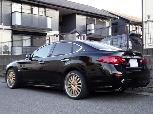 フーガハイブリッド VIP 後期 エマブレ レーダークルーズ HDDナビ TV DVD再生機能 ミュージックサーバ Bluetooth アラウンドビュー インテリキー 黒本革シート シートヒーター シートクーラー 20インチAW(5枚目)