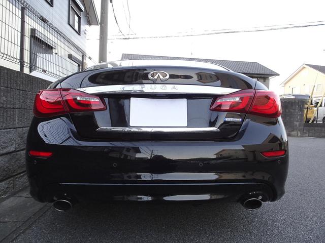 フーガハイブリッド VIP 後期 エマブレ レーダークルーズ HDDナビ TV DVD再生機能 ミュージックサーバ Bluetooth アラウンドビュー インテリキー 黒本革シート シートヒーター シートクーラー 20インチAW(7枚目)