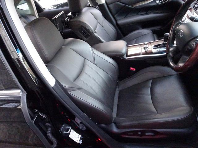 フーガハイブリッド VIP 後期 エマブレ レーダークルーズ HDDナビ TV DVD再生機能 ミュージックサーバ Bluetooth アラウンドビュー インテリキー 黒本革シート シートヒーター シートクーラー 20インチAW(11枚目)