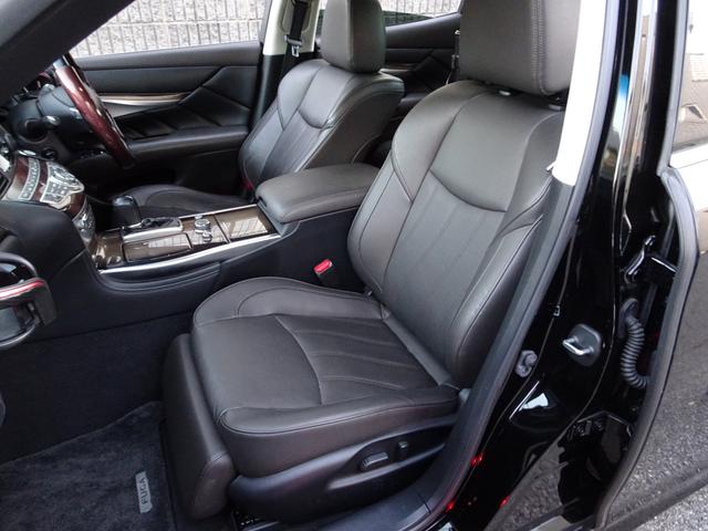 フーガハイブリッド VIP 後期 エマブレ レーダークルーズ HDDナビ TV DVD再生機能 ミュージックサーバ Bluetooth アラウンドビュー インテリキー 黒本革シート シートヒーター シートクーラー 20インチAW(12枚目)