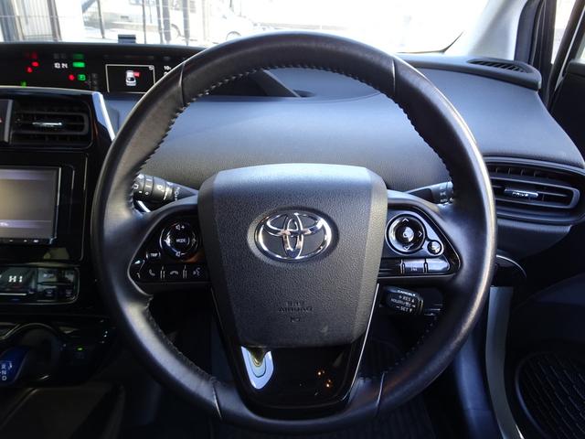 プリウス Ｓ　車検９年１２月　後期　トヨタセーフティセンス　衝突軽減ブレーキ　レーダークルーズ　レーンディパーチャ―アラート　ナビ　Ｂｌｕｅｔｏｏｔｈ　バックカメラ　スマートキー　ＬＥＤライト　ＥＴＣ　ドラレコ（32枚目）