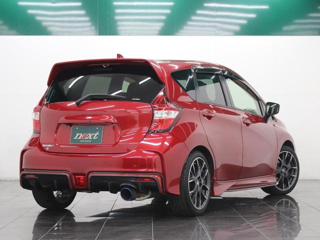 ノート ニスモ S 5MT RECAROシート 柿本マフラー フルセグナビ Bluetooth Bカメラ ETC LEDライト オートライト 純正アルミホイール スマートキー プッシュスタート オートエアコン(2枚目)