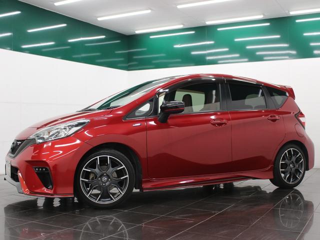 ノート ニスモ S 5MT RECAROシート 柿本マフラー フルセグナビ Bluetooth Bカメラ ETC LEDライト オートライト 純正アルミホイール スマートキー プッシュスタート オートエアコン(13枚目)