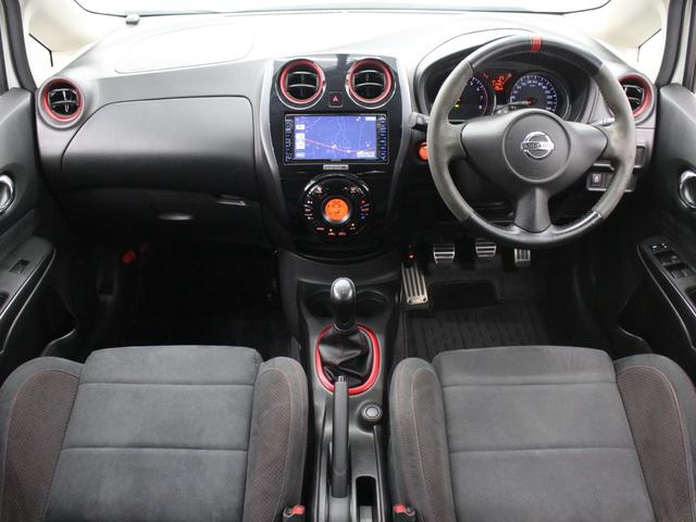 ノート ニスモ S 5MT フルセグナビ Bluetooth ETC LEDライト オートライト 純正アルミホイール オートエアコン スマートキー プッシュスタート(5枚目)