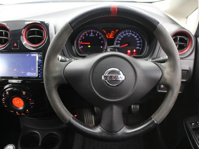 ノート ニスモ S 5MT フルセグナビ Bluetooth ETC LEDライト オートライト 純正アルミホイール オートエアコン スマートキー プッシュスタート(36枚目)