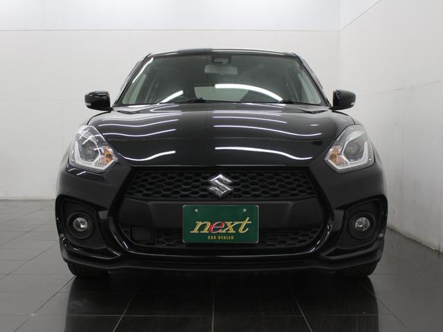 スイフトスポーツ ベースグレード フルセグナビ Bluetooth USB入力 ETC LEDライト オートライト 純正AW オートエアコン クルコン レーンアシスト 衝突被害軽減ブレーキ シートヒーター Bカメラ スマキー 6MT(3枚目)