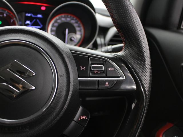 スイフトスポーツ ベースグレード フルセグナビ Bluetooth USB入力 ETC LEDライト オートライト 純正AW オートエアコン クルコン レーンアシスト 衝突被害軽減ブレーキ シートヒーター Bカメラ スマキー 6MT(38枚目)