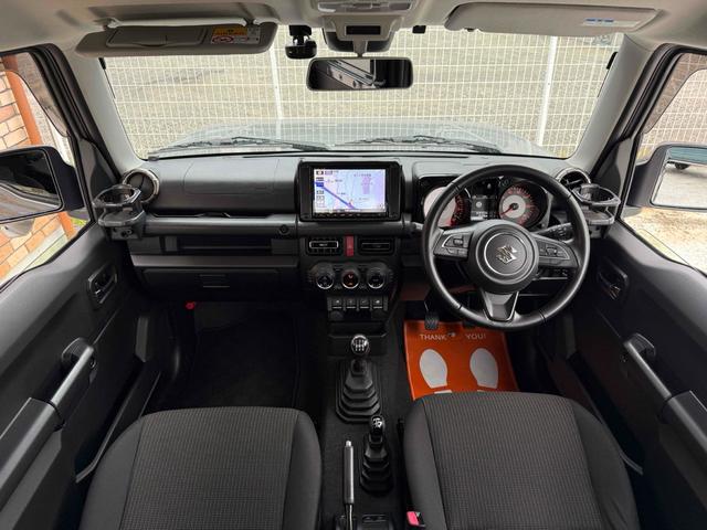 ジムニー ＸＣ　リフトアップ　ＭＴタイヤ　フルセグナビ　社外マフラー　ドライブレコーダー　ＥＴＣ　バックカメラ　オートクルーズコントロール　衝突被害軽減システム　ＬＥＤヘッドランプ　ヘッドライトウォッシャー　５ＭＴ（3枚目）