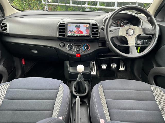 マーチ １２ＳＲ　ＥＮＫＥＩ　ＲＰＦ１　１５インチＡＷ　Ｇｒｅｄｄｙ車高調　エンドレスブレーキパッド　ローター　ブレーキホース　ｍｏｍｏステアリングニスモスポーツリセッティング　ステアリングラック交換　クラッチ交換済み（7枚目）