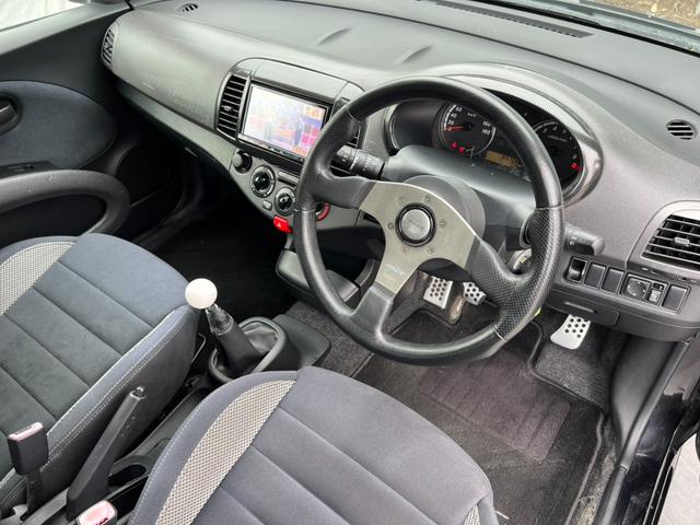 マーチ １２ＳＲ　ＥＮＫＥＩ　ＲＰＦ１　１５インチＡＷ　Ｇｒｅｄｄｙ車高調　エンドレスブレーキパッド　ローター　ブレーキホース　ｍｏｍｏステアリングニスモスポーツリセッティング　ステアリングラック交換　クラッチ交換済み（28枚目）