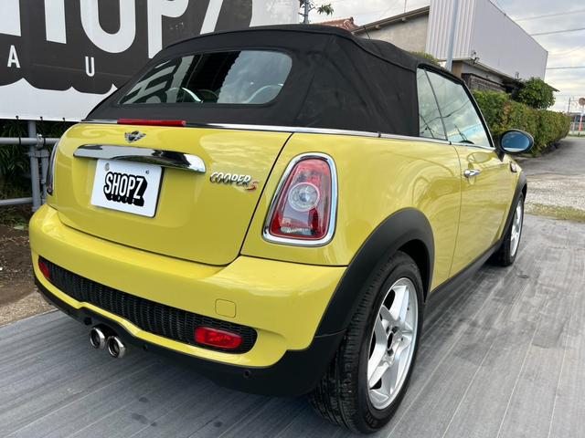 MINI クーパーS コンバーチブル クーパーS コンバーチブル(4名) インターチェンジイエロー アンドロイドナビ バックカメラ ETC(3枚目)
