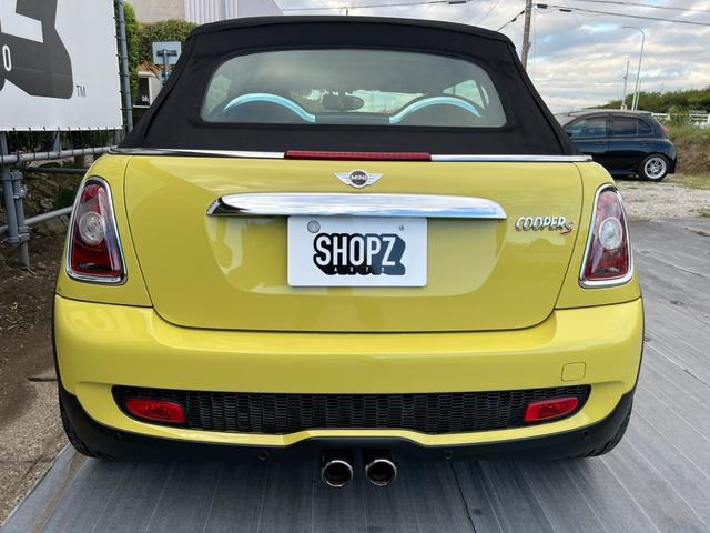 MINI クーパーS コンバーチブル クーパーS コンバーチブル(4名) インターチェンジイエロー アンドロイドナビ バックカメラ ETC(6枚目)