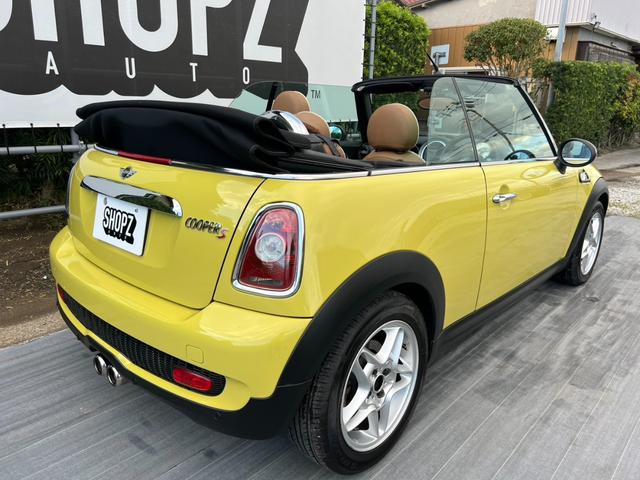 MINI クーパーS コンバーチブル クーパーS コンバーチブル(4名) インターチェンジイエロー アンドロイドナビ バックカメラ ETC(8枚目)