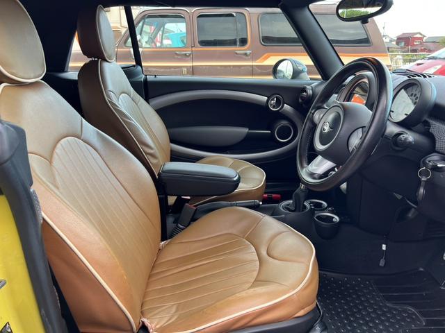 MINI クーパーS コンバーチブル クーパーS コンバーチブル(4名) インターチェンジイエロー アンドロイドナビ バックカメラ ETC(34枚目)