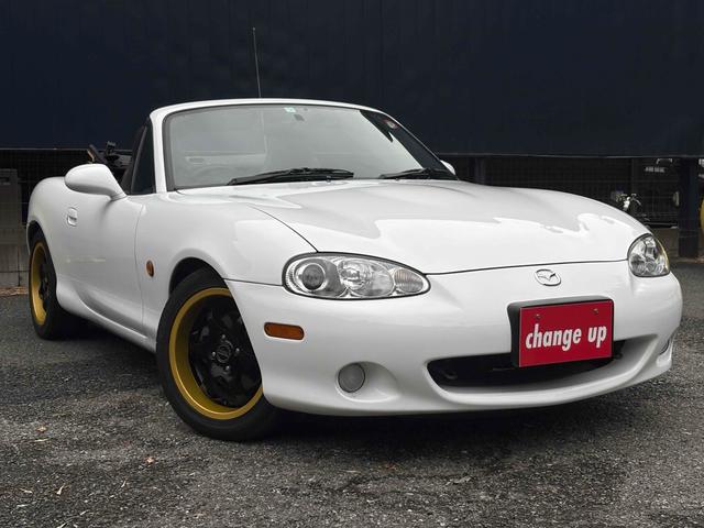 ロードスター SP オープンカー ETC ナビ AT キーレスエントリー アルミホイール 衝突安全ボディ ABS エアコン パワーステアリング パワーウィンドウ 車高調、 社外アルミ モモステアリング(14枚目)