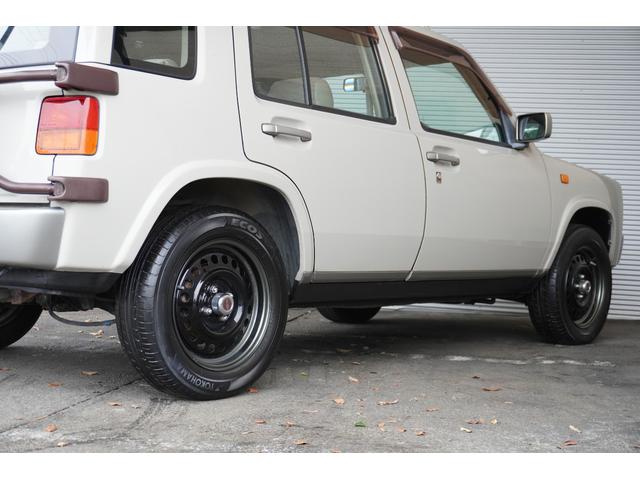 ラシーン タイプＩＩ　ウッドパネル　ｃａｒｒｏｚｚｅｒｉａオーディオ　社外アルミ　ルーフレール　スペアタイヤキャリア　ＹＯＫＯＨＡＭＡタイヤ　１５００ＣＣ（28枚目）